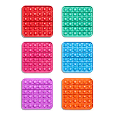 6 Extra CVC Fidget Mats (Word Pop).